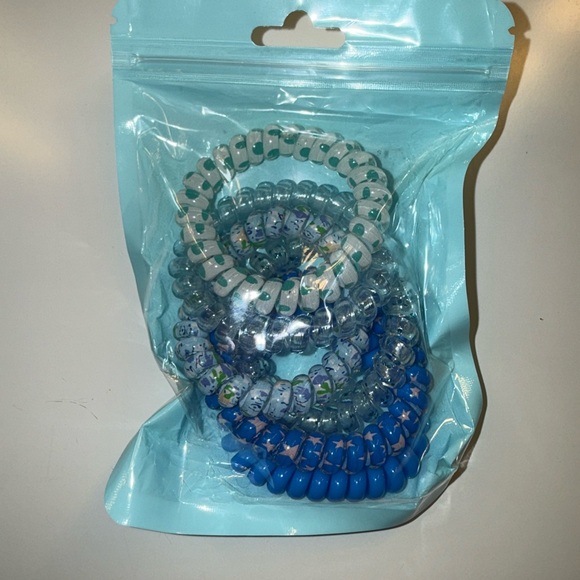 Accessories - Blue and White Hair Coil Set